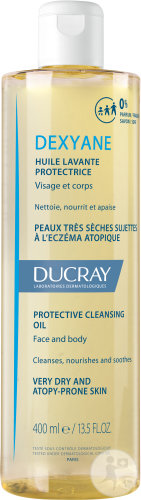 Ducray Dexyane Huile Lavante Protectrice Peau Très Sèche Sujette À L'Éczema Atopique 400ml