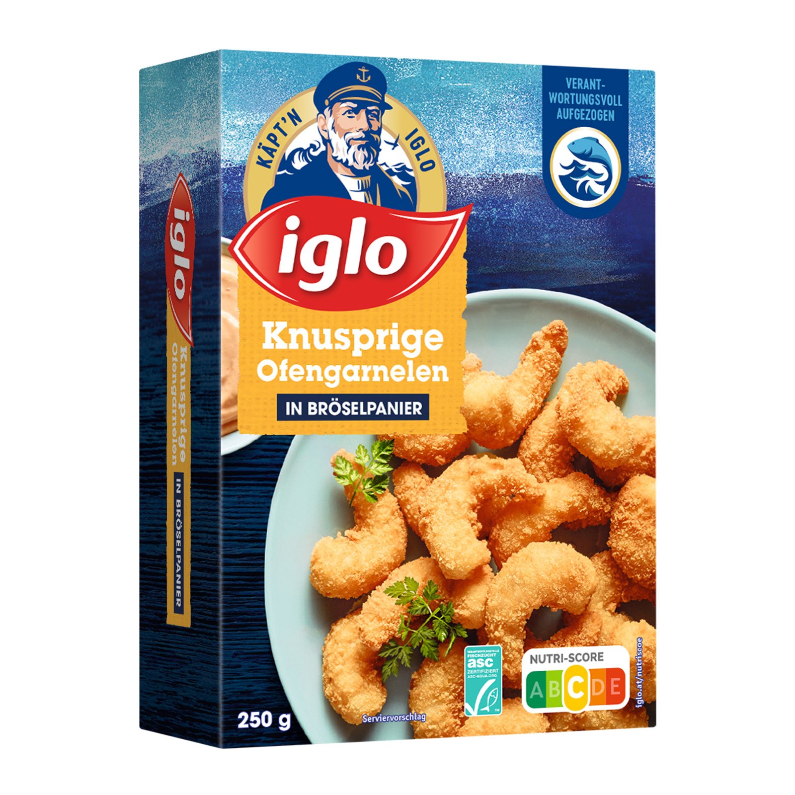 Iglo Knusprige Ofengarnelen