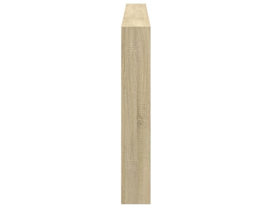 VIDAXL - Armoire tête de lit avec led chêne sonoma 220x17x102 cm