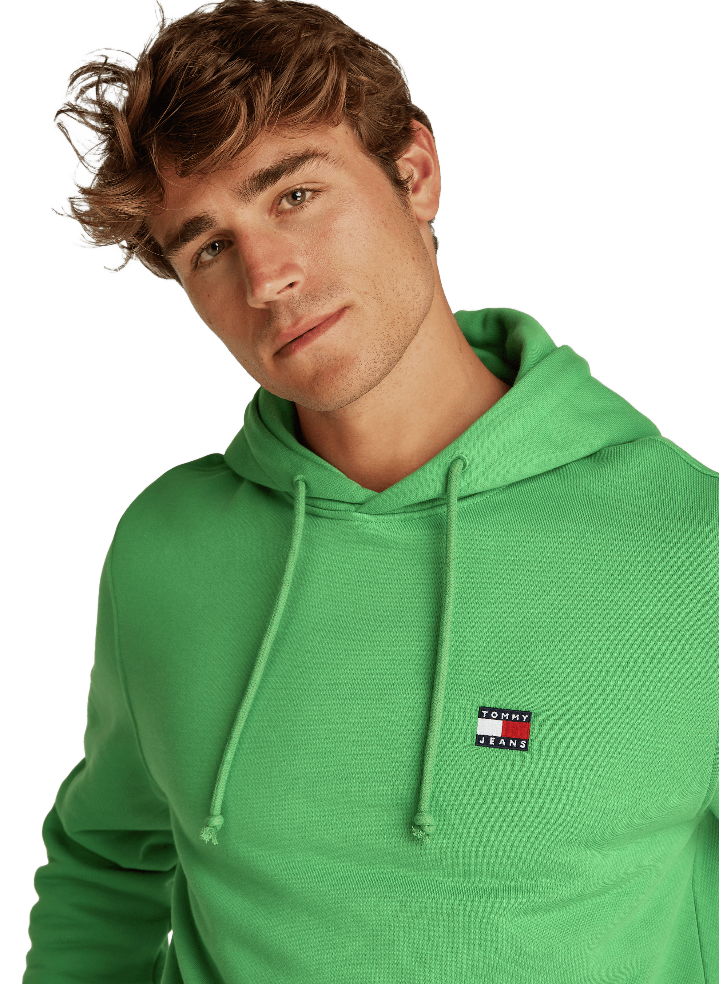 TOMMY HILFIGER Hoodie en coton - Vert