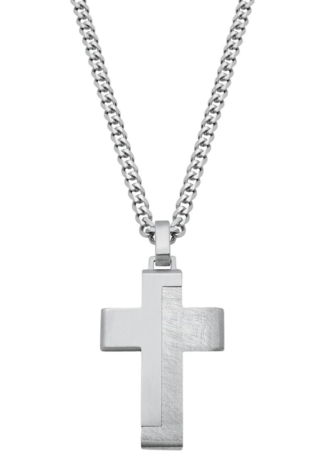 s.Oliver Kette mit Anhänger »Halskette, Kreuz«