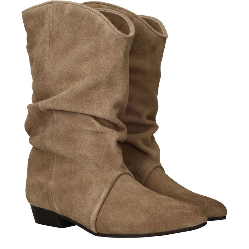 Shoecolate Laarzen Beige Dames
