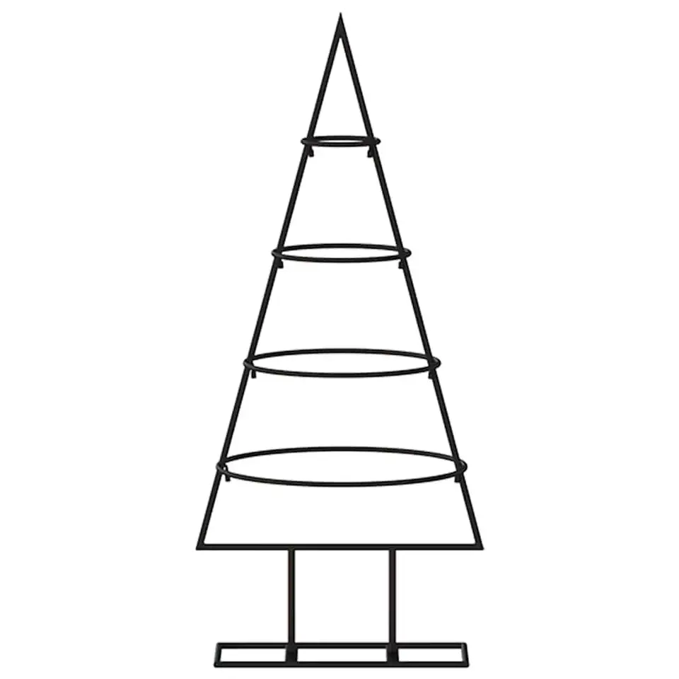 vidaXL - Metalen Kerstboom - Zwart - 60 cm
