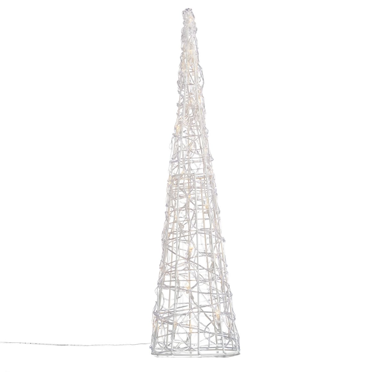 Kerst kerstboom transparant 60cm incl. LED IP44 - Coni
