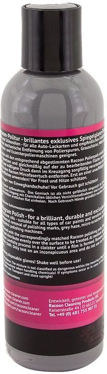 Racoon - Polish Perfect Pearl - Polijstmiddel - 200 ml - Geschikt Voor Alle Autolakken