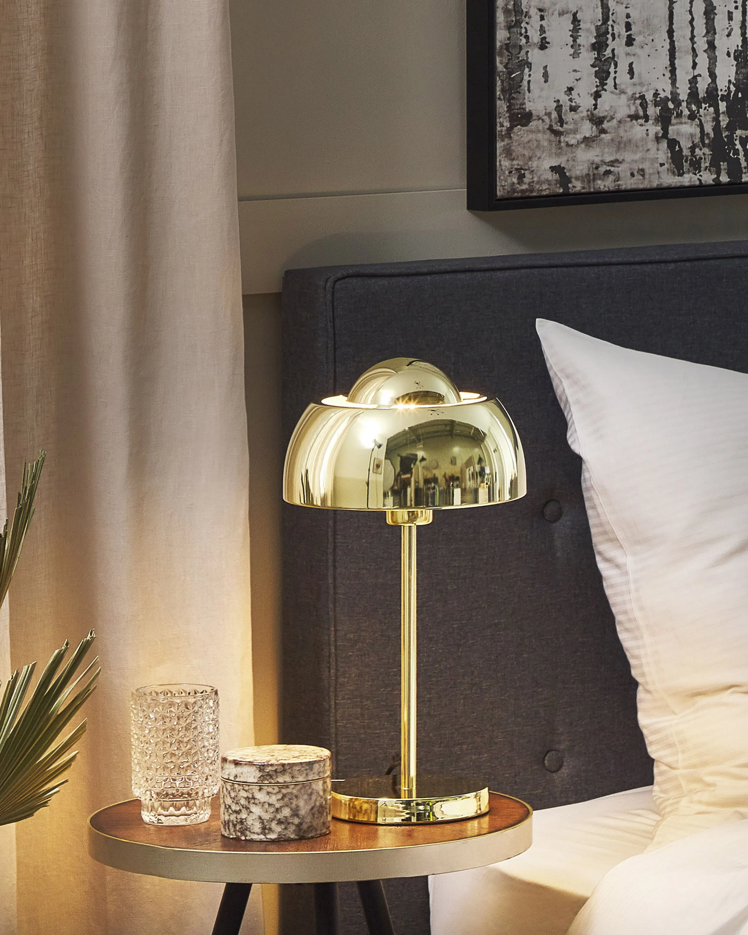 Tafellamp SENETTE Metaal Goud