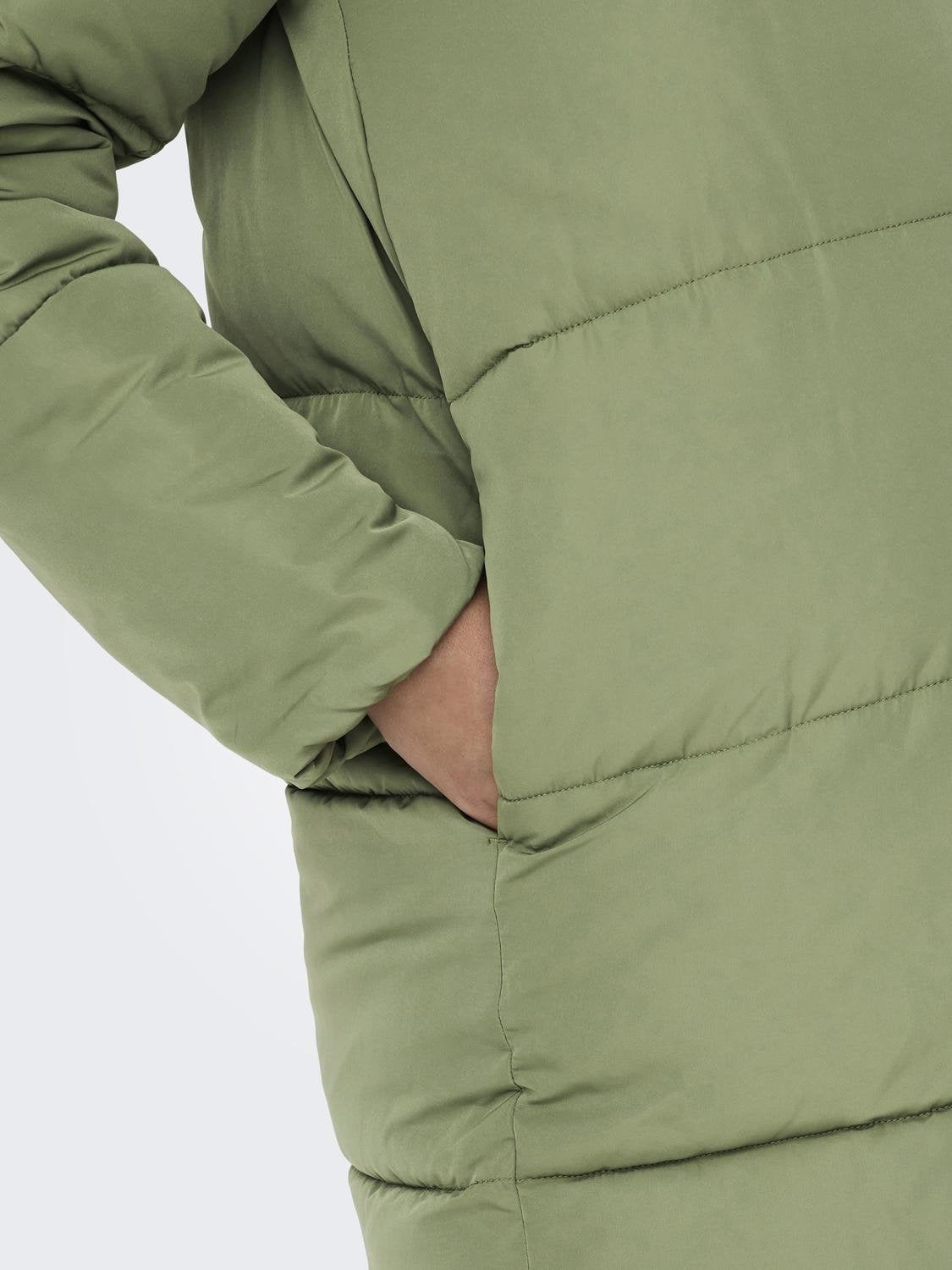 OLMABBIE Steppmantel Oil Green