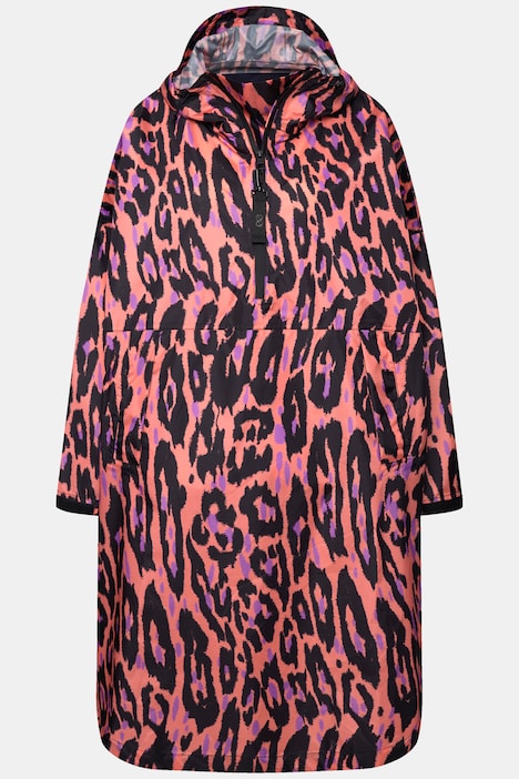 Funktions-Regencape, Unisex, Print, Kapuze