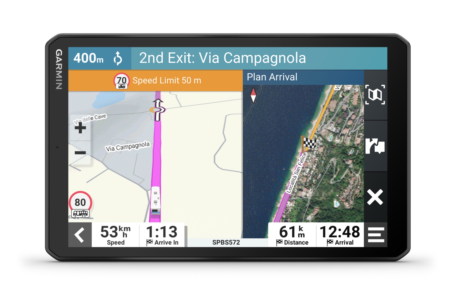 Garmin Navigationsgerät »Camper 895 EU« (Europa (45 Länder) Karten-Updates) Bluetooth