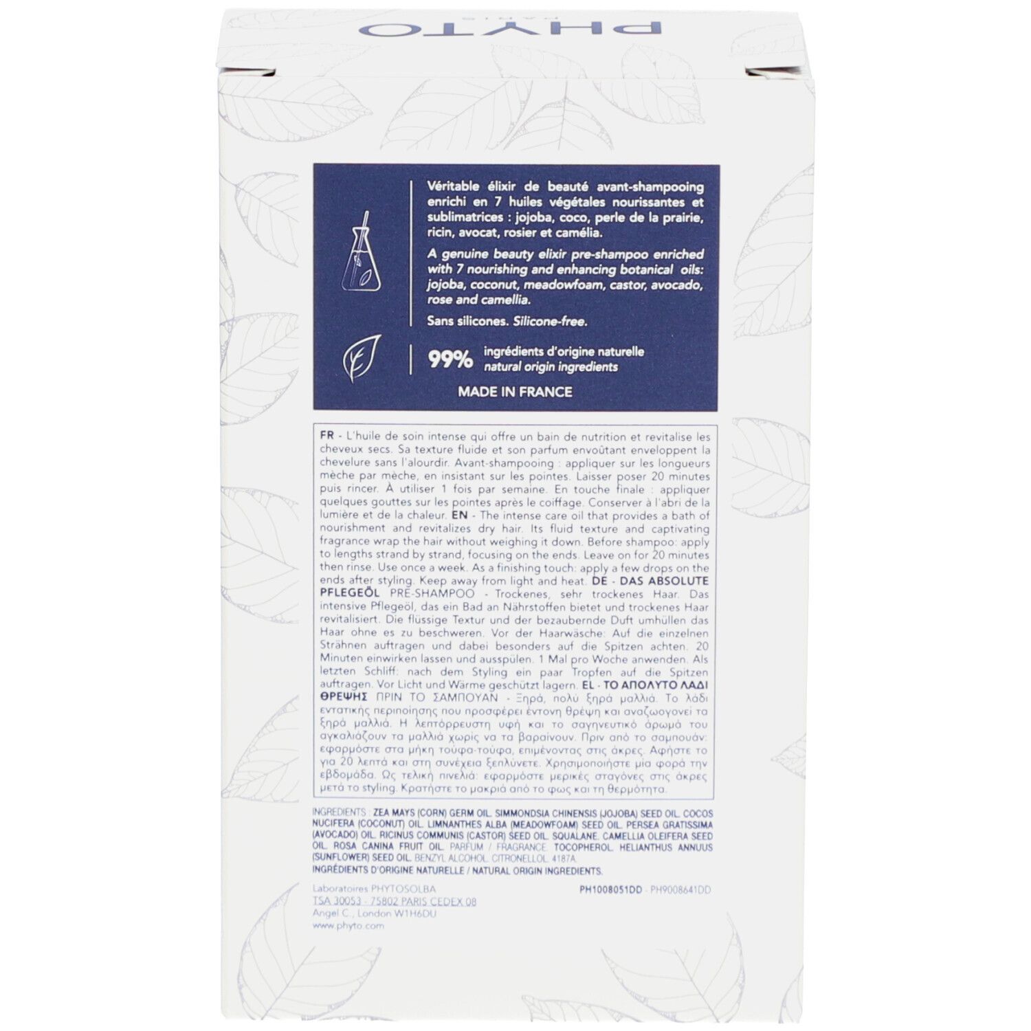 PHYTO Nutrition Absolute Nourishment Care Oil