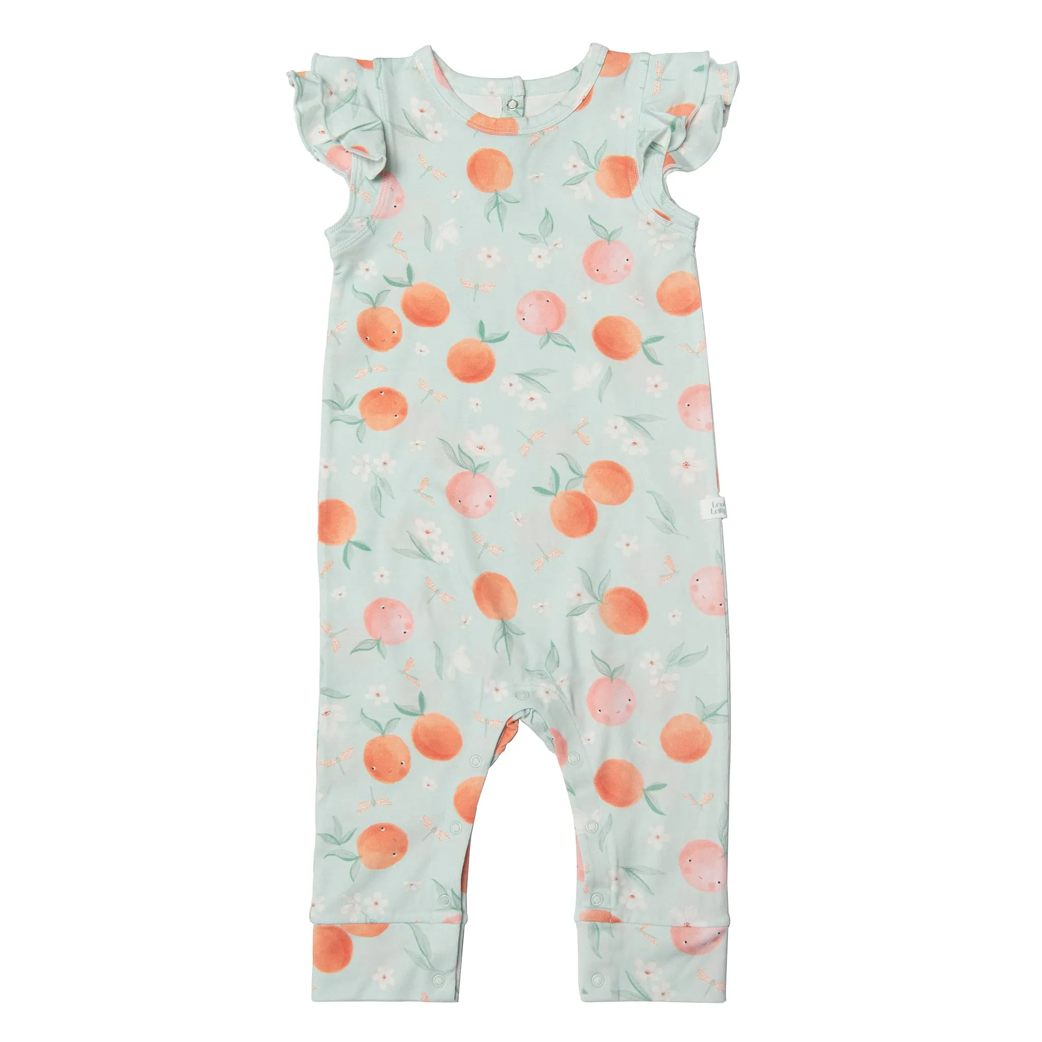 Loulou Lollipop Combi Volant Pêches 0-24mois