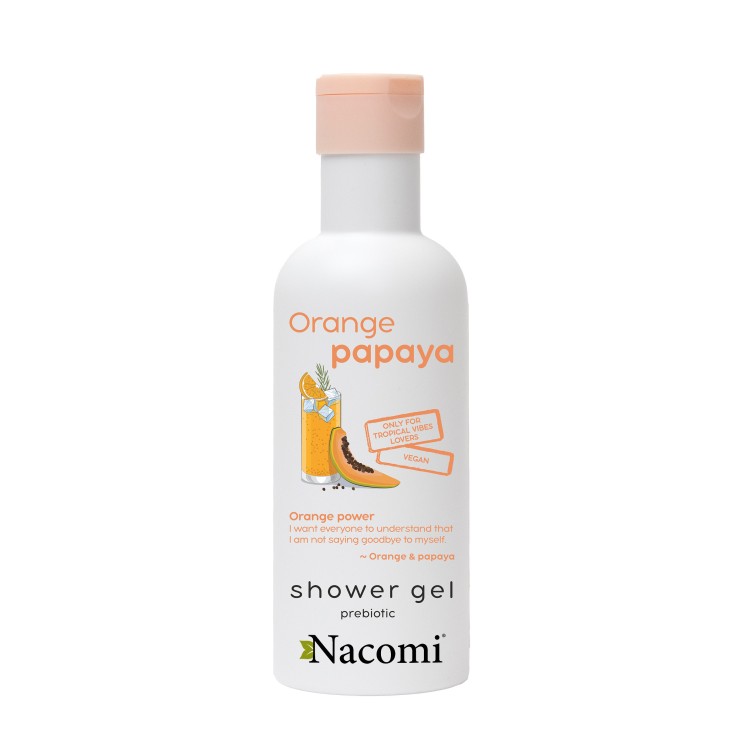 Nacomi Douchegel Sinaasappel en Papaja 300 ml