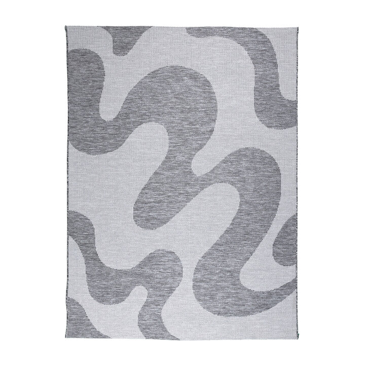 Buitenkleed - Summer Swirl Grijs