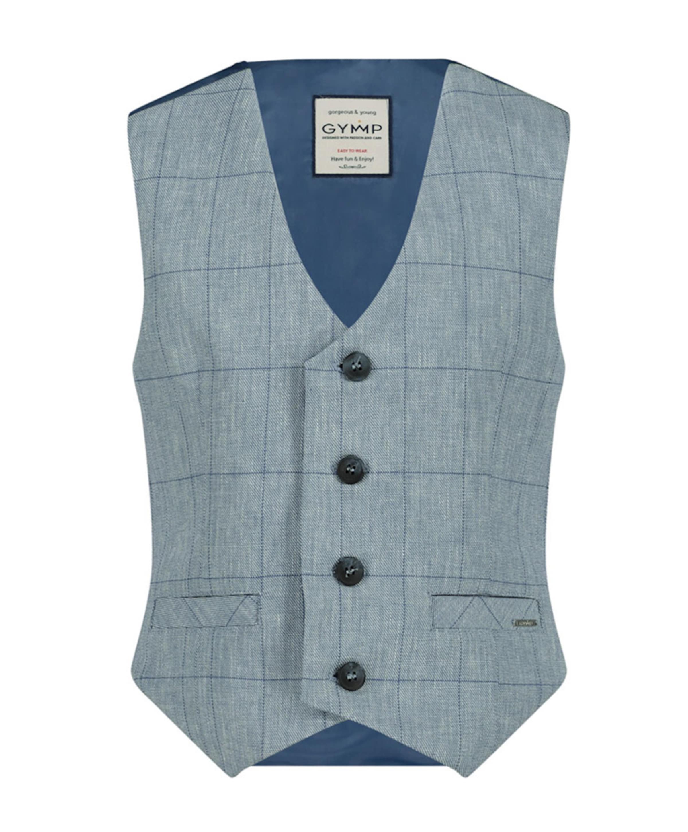 Gymp Jongens gilet blauw