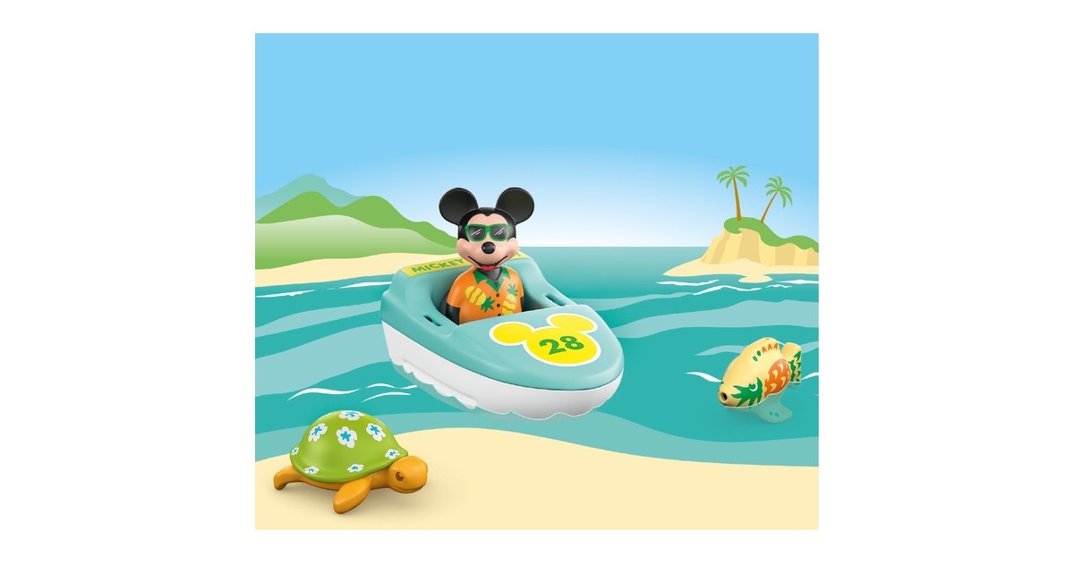 PLAYMOBIL1.2.3 Disney: Mickey's Boottocht Speelfiguur  (71707 | Junior Aqua)
