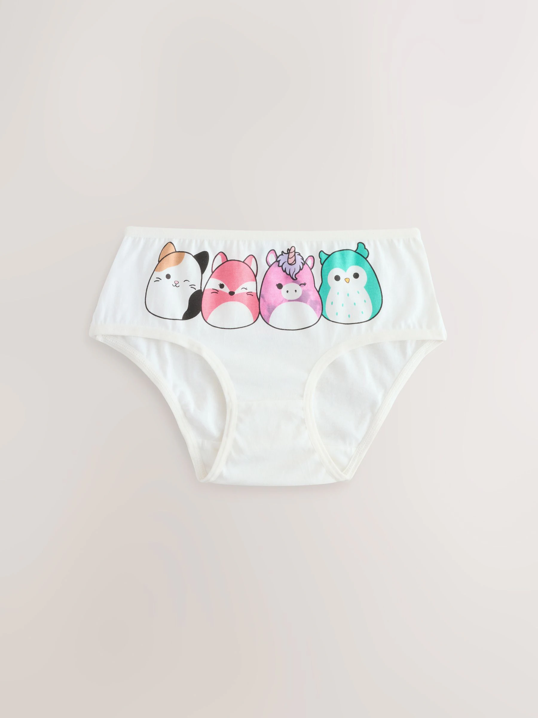 Rood/groen - 100% katoenen Squishmallow Onderbroeken set van 5 (5-14jr)