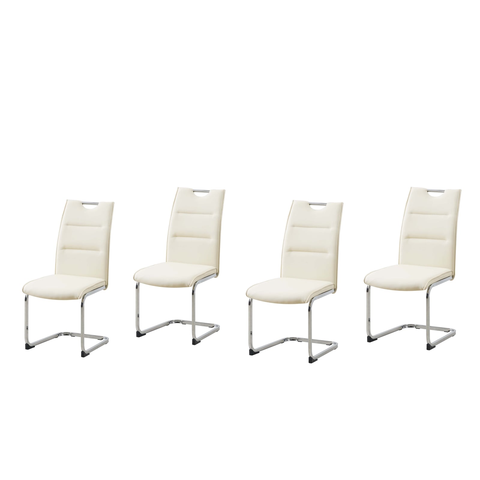 HTI-Living Schwingstuhl DannyC PU Creme