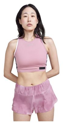 Brassière Femme Craft Pro Hypervent Cropped Rose Bleu