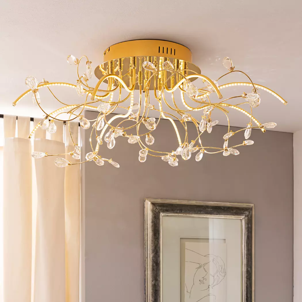 LED-Deckenleuchte Crystal