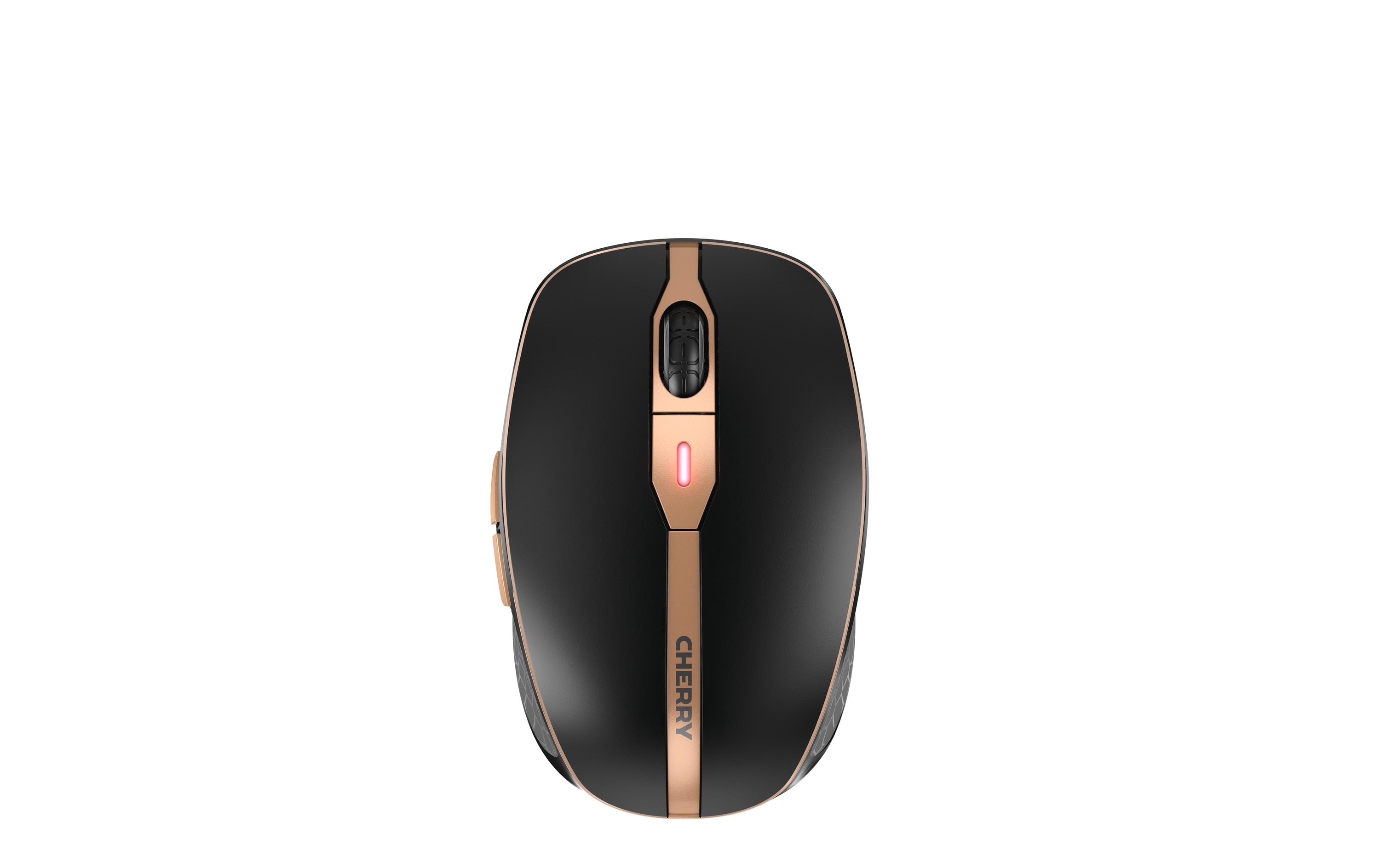 Tastatur-Maus-Set DW 9100 Slim Schwarz / Bronze<br>Hochwertiges und kabelloses Desktop-Set mit elegantem Deisgn