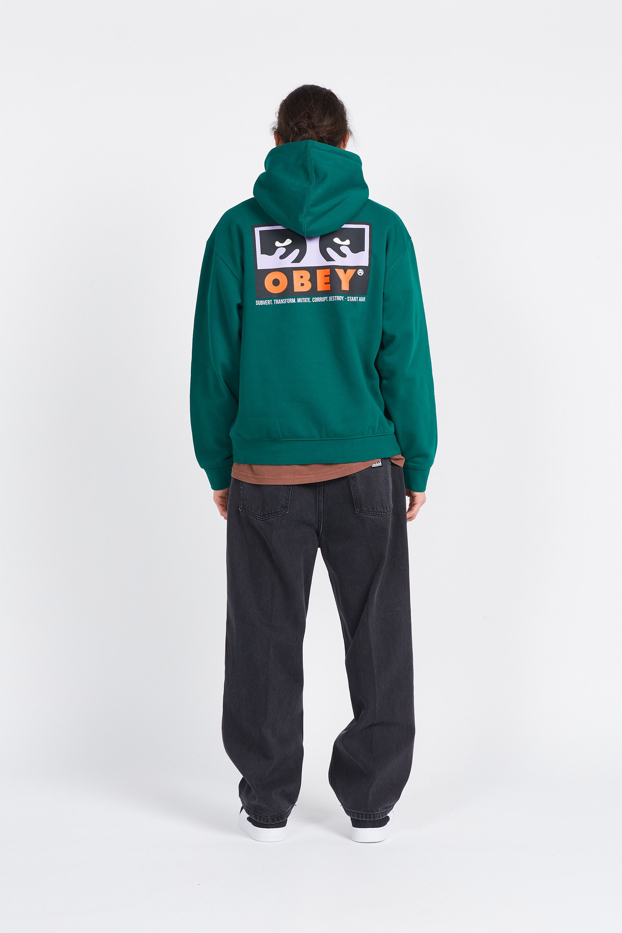 OBEY Hoodie OBEY SUBVERT Vert