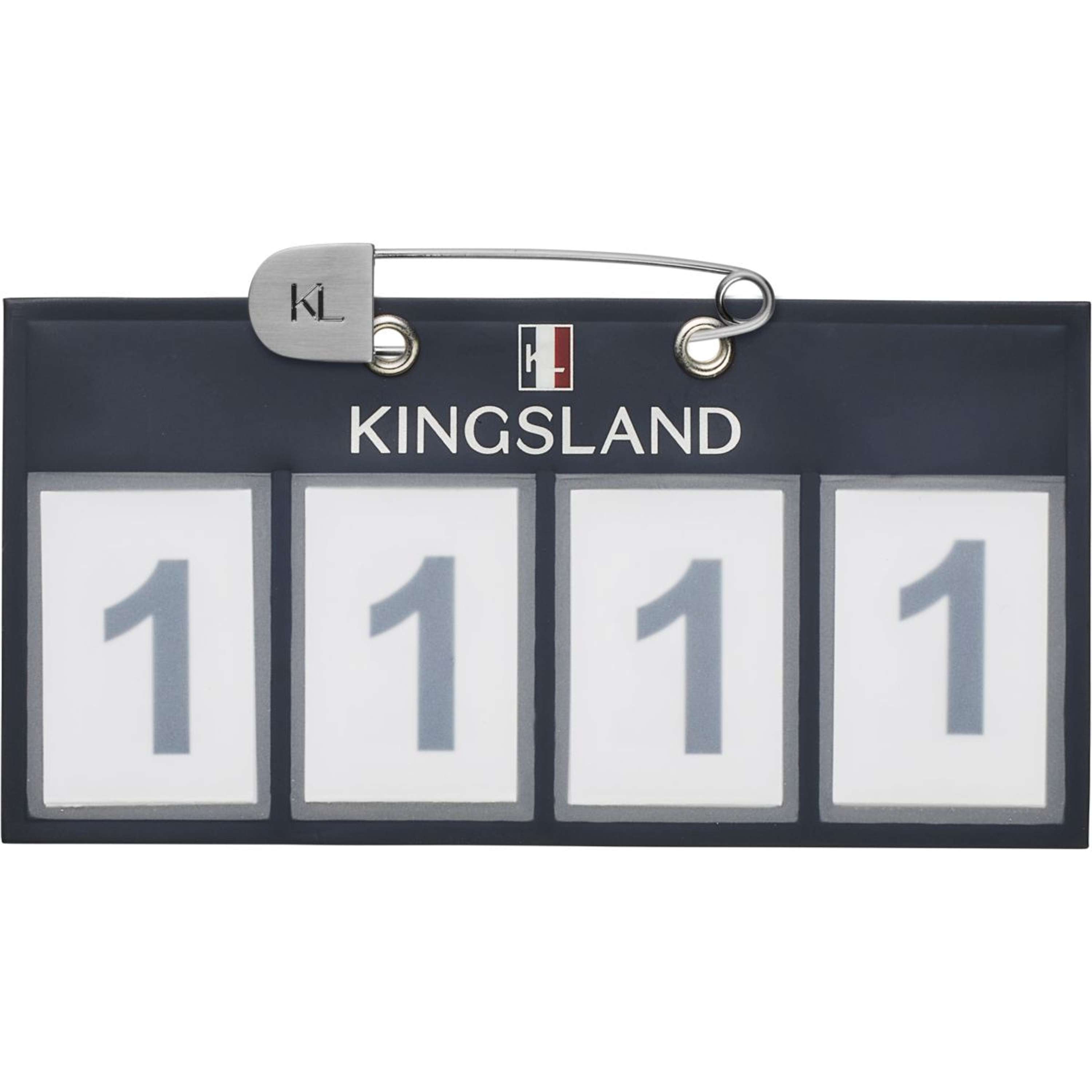 Kingsland Startnummer Classic 4 cijfers Navy
