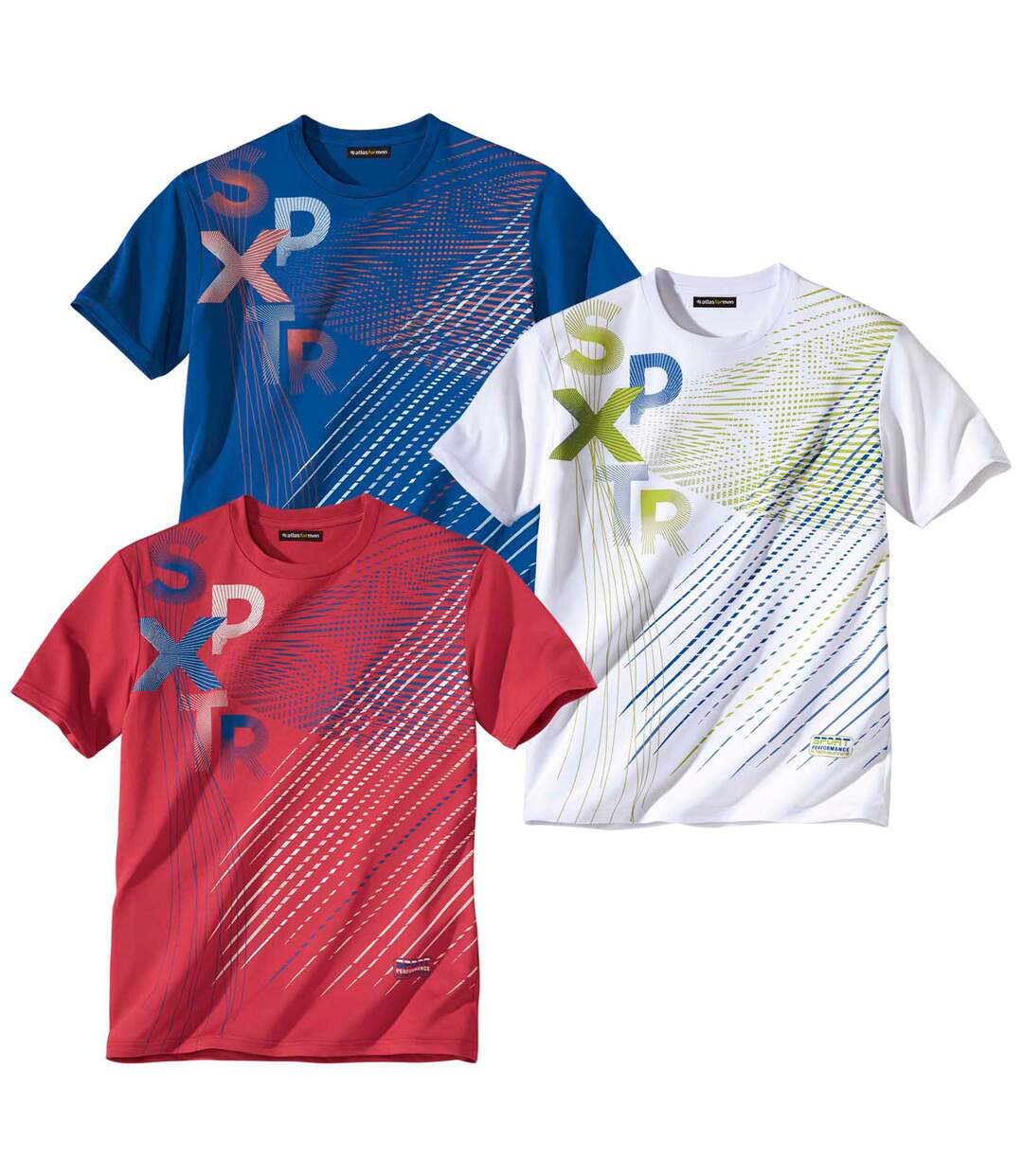 Lot de 3 Tee-Shirts Sport Performer