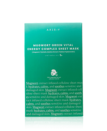 AXIS-Y 6+1+1 Mugwort Green Vital Energy Complex Sheet Mask 27ml
