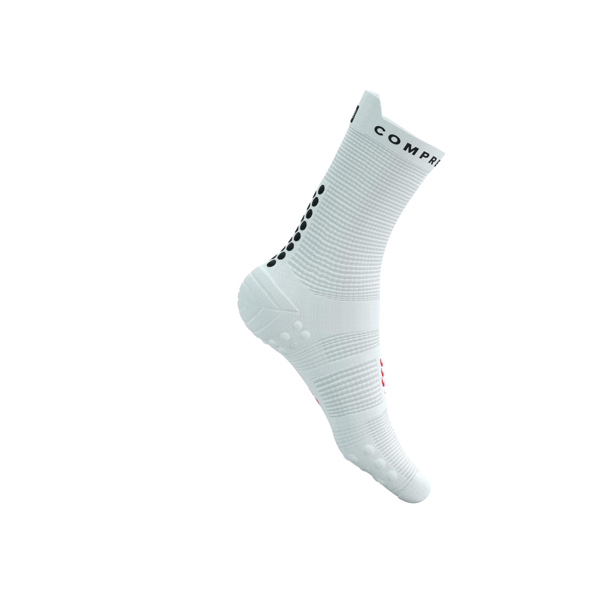 Compressport Pro Racing Socks v4.0 Run High White/Black