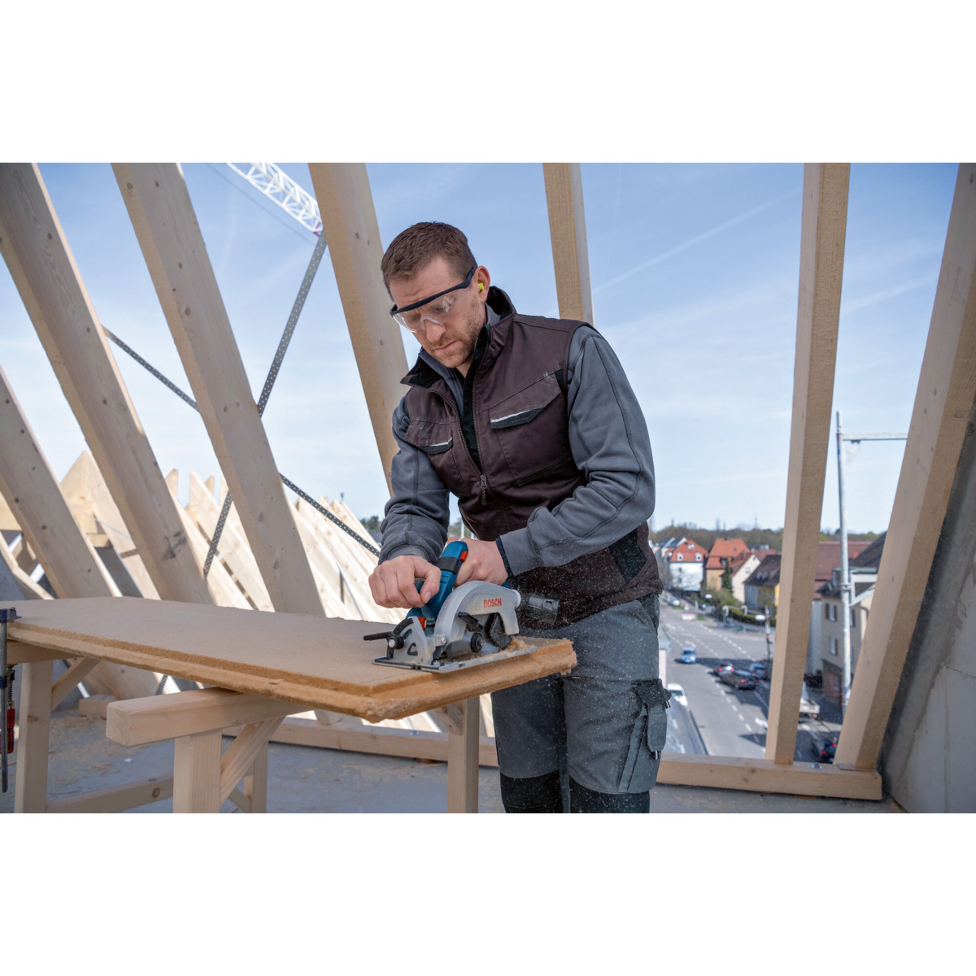Bosch Handkreissäge Akku-Handkreissäge GKS 18V-57-2 Professional