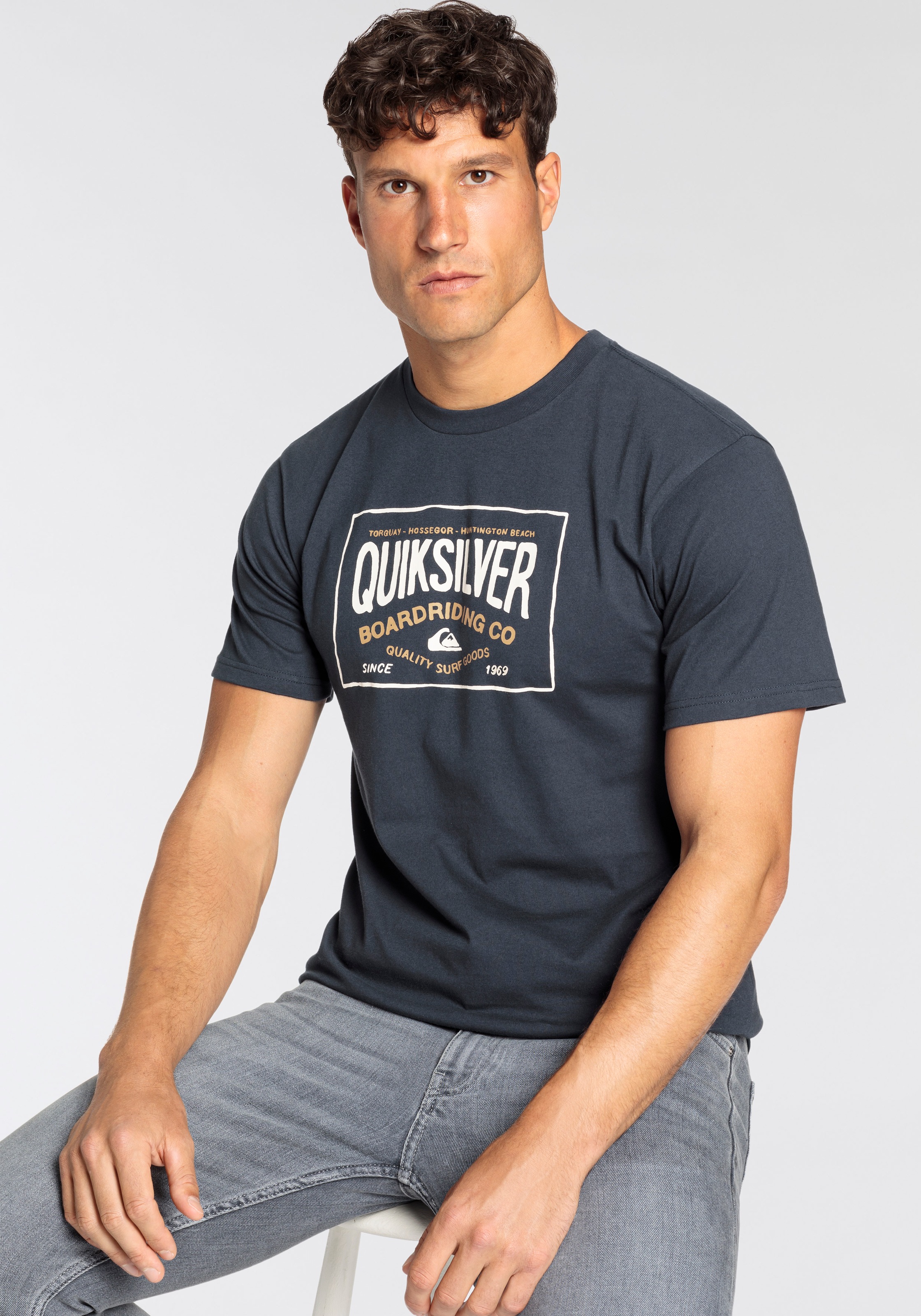 Quiksilver T-Shirt »CLOUD UNDER PACK SHORT SLEEVE TEE YM«, 2 Stk. im Doppelpack
