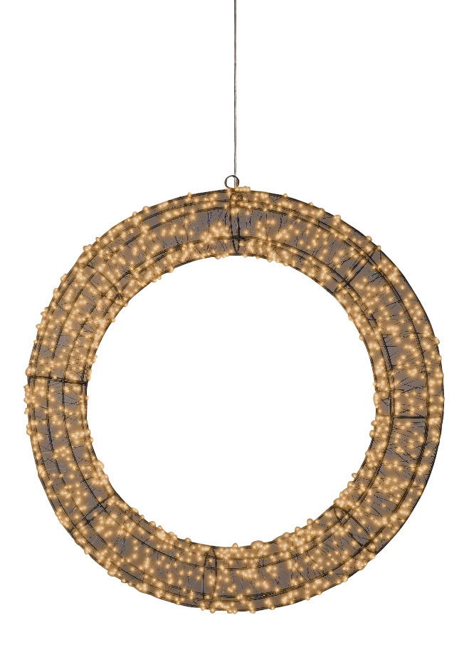 Lumineo LED-Kranz X-MAS