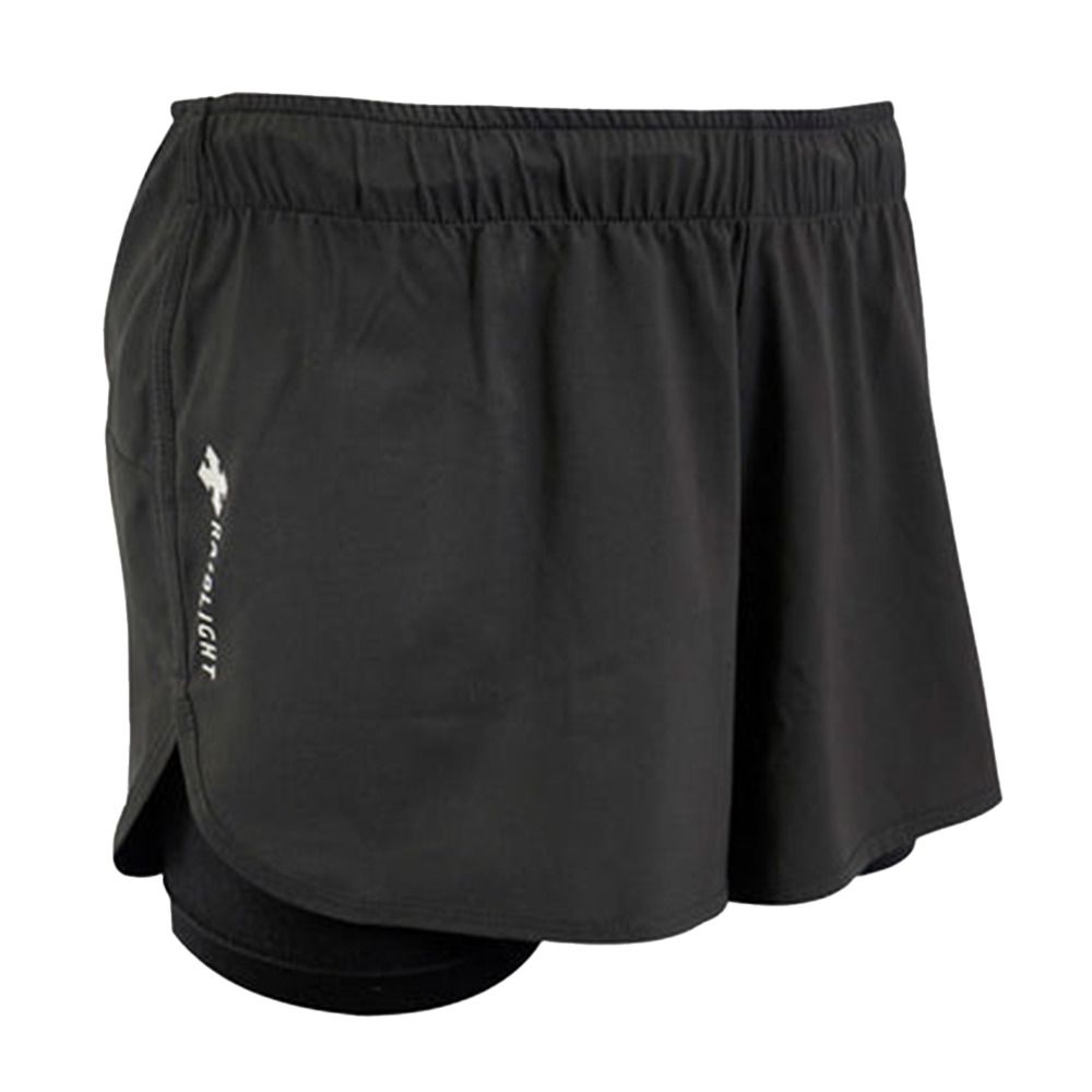 Raidlight R-LIGHT 2-EN-1 - Short Femme black