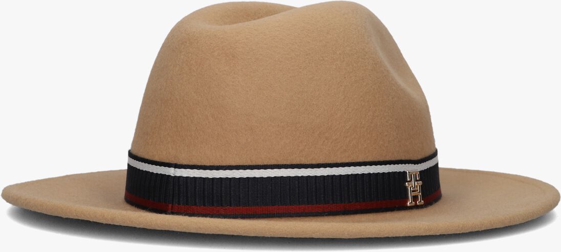 TOMMY HILFIGER beige tommy hilfiger hoed th feminine fedora hat