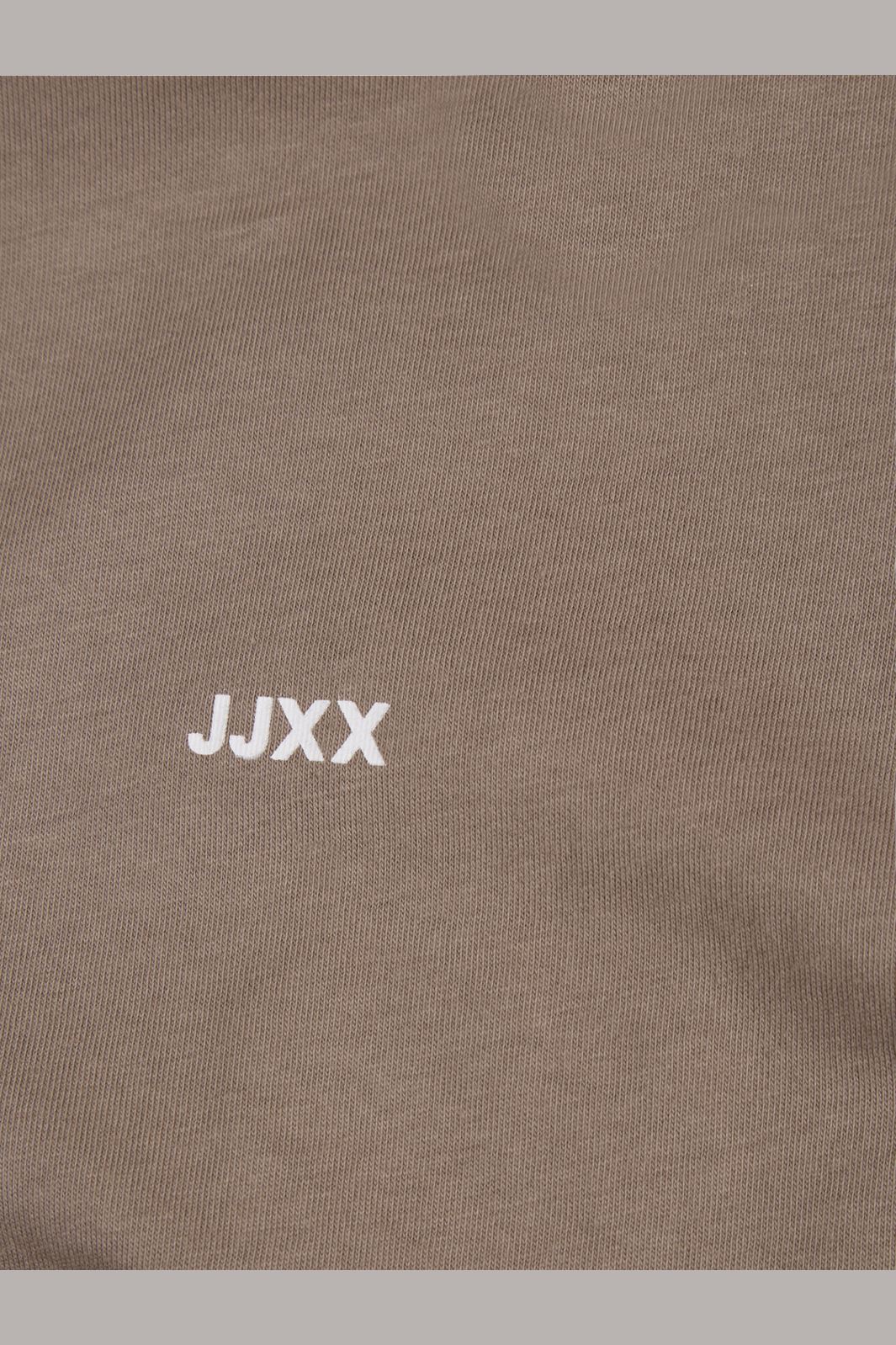 Jjxx Jxandrea Loose Ss Logo Tee 3861159 brindle white logo