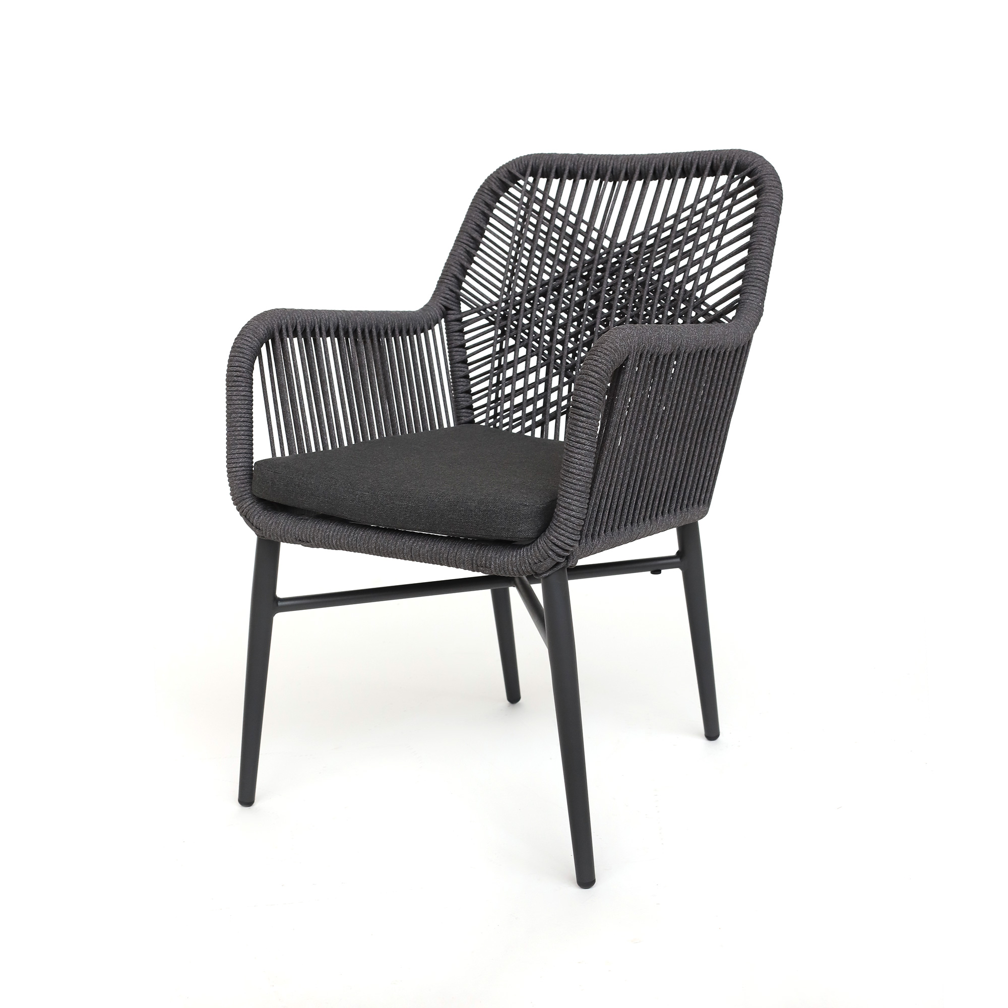 Armsessel 'Denholdt' anthrazit, stapelbar, B 56,5 cm, H 84 cm, L 63 cm günstig bestellen