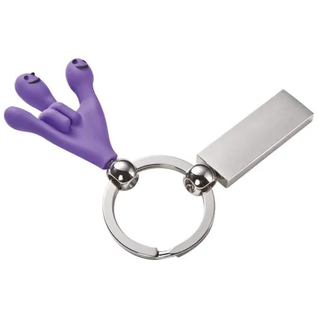 Macma Schlüsselanhänger Smilehands, lila