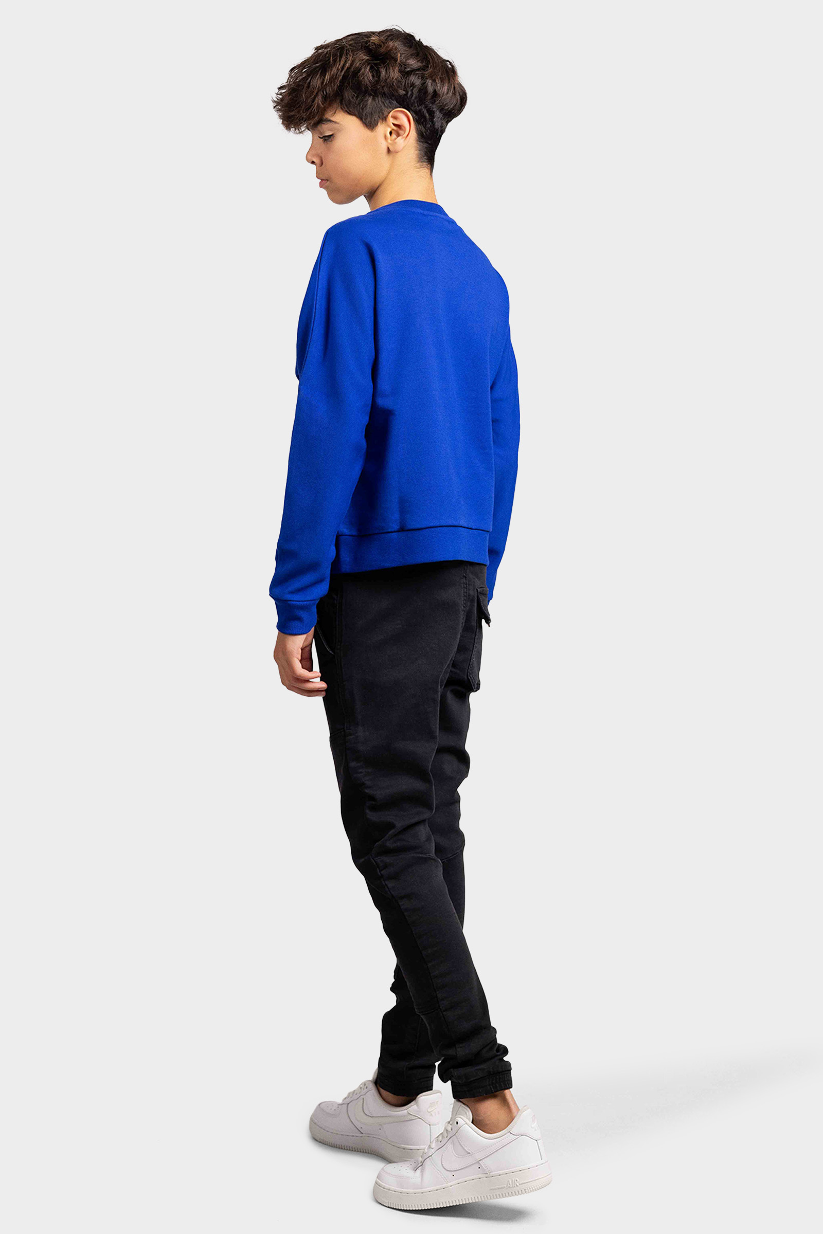 Cruyff Mover Sweater Kids Blauw