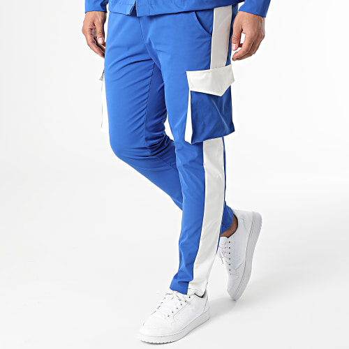 Ensemble Veste Et Pantalon Cargo Bleu Roi