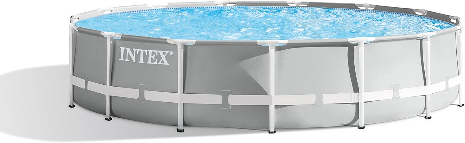 vidaXL Intex Prism Frame Swimmingpool-Set Rund 457 x 107 cm 26724GN