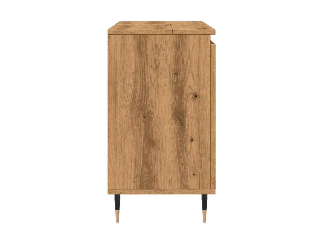 Armoire de salle de bain chêne artisanal 58x33x60 cm