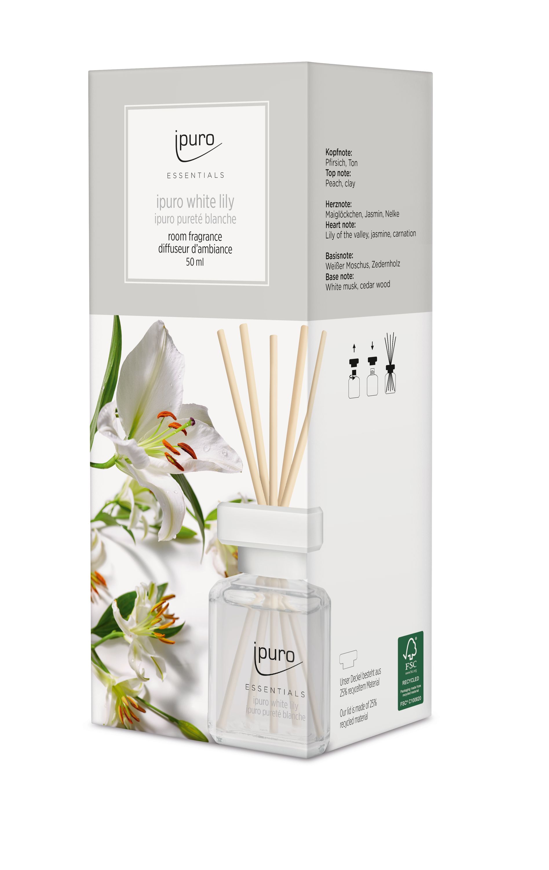Raumduft ipuro WHITE LILY