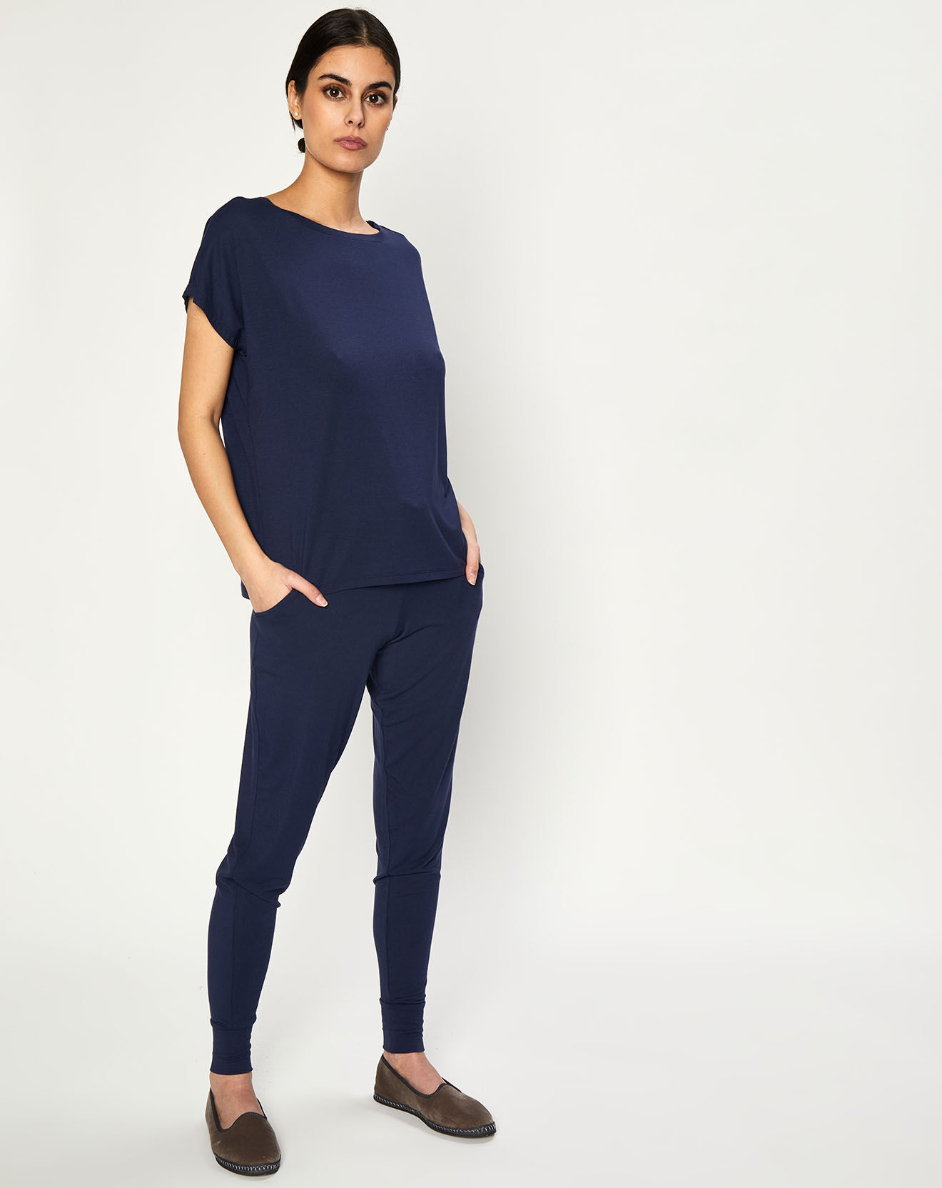 Huit Jogging Jeanne bleu marine