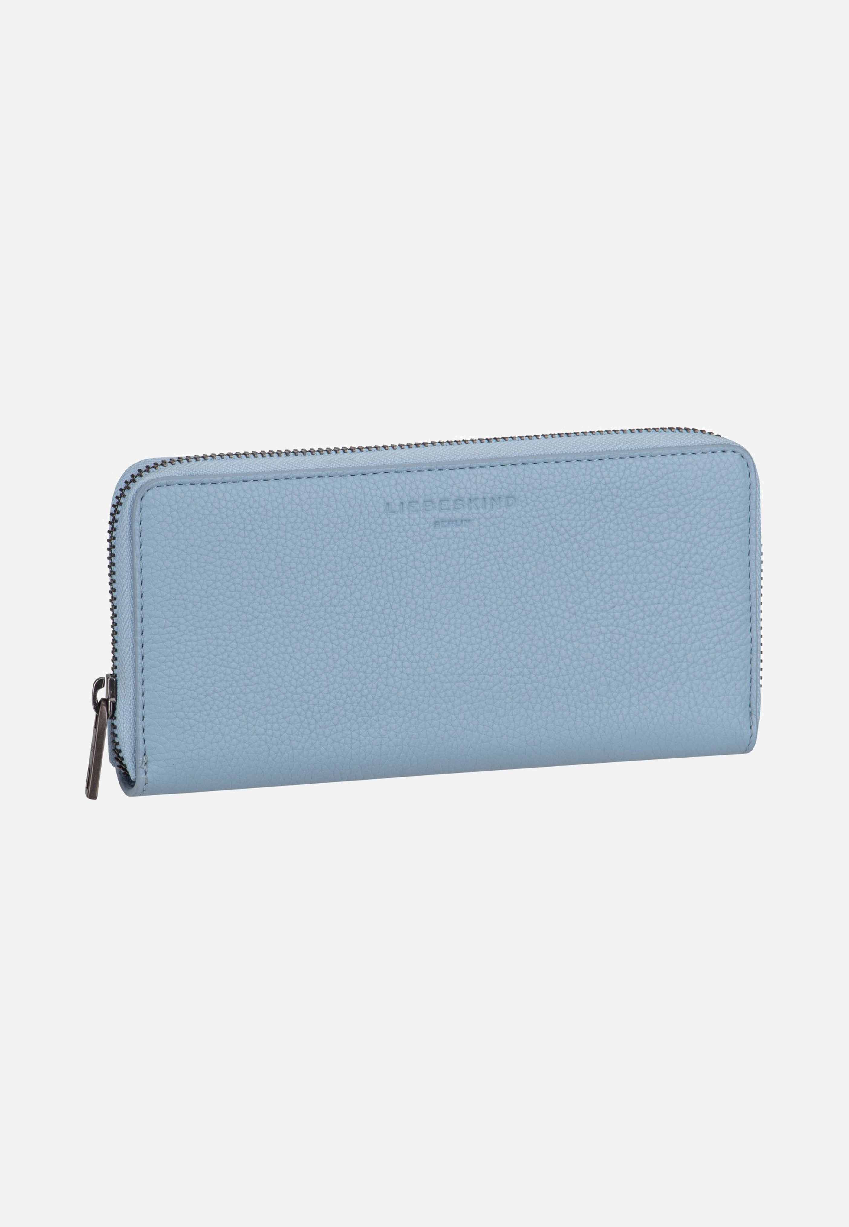 Gigi Small Pebble Blue Denim - Portemonnaie