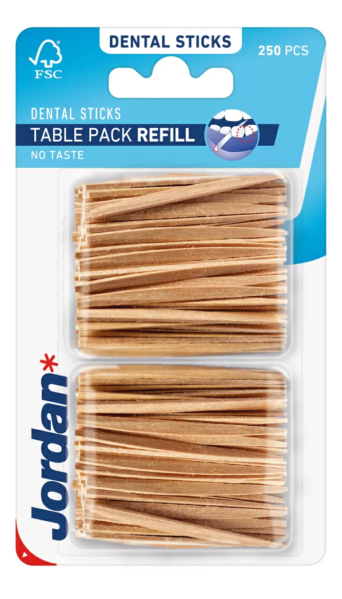 Jordan Tandstikker Refill - 250 stk.