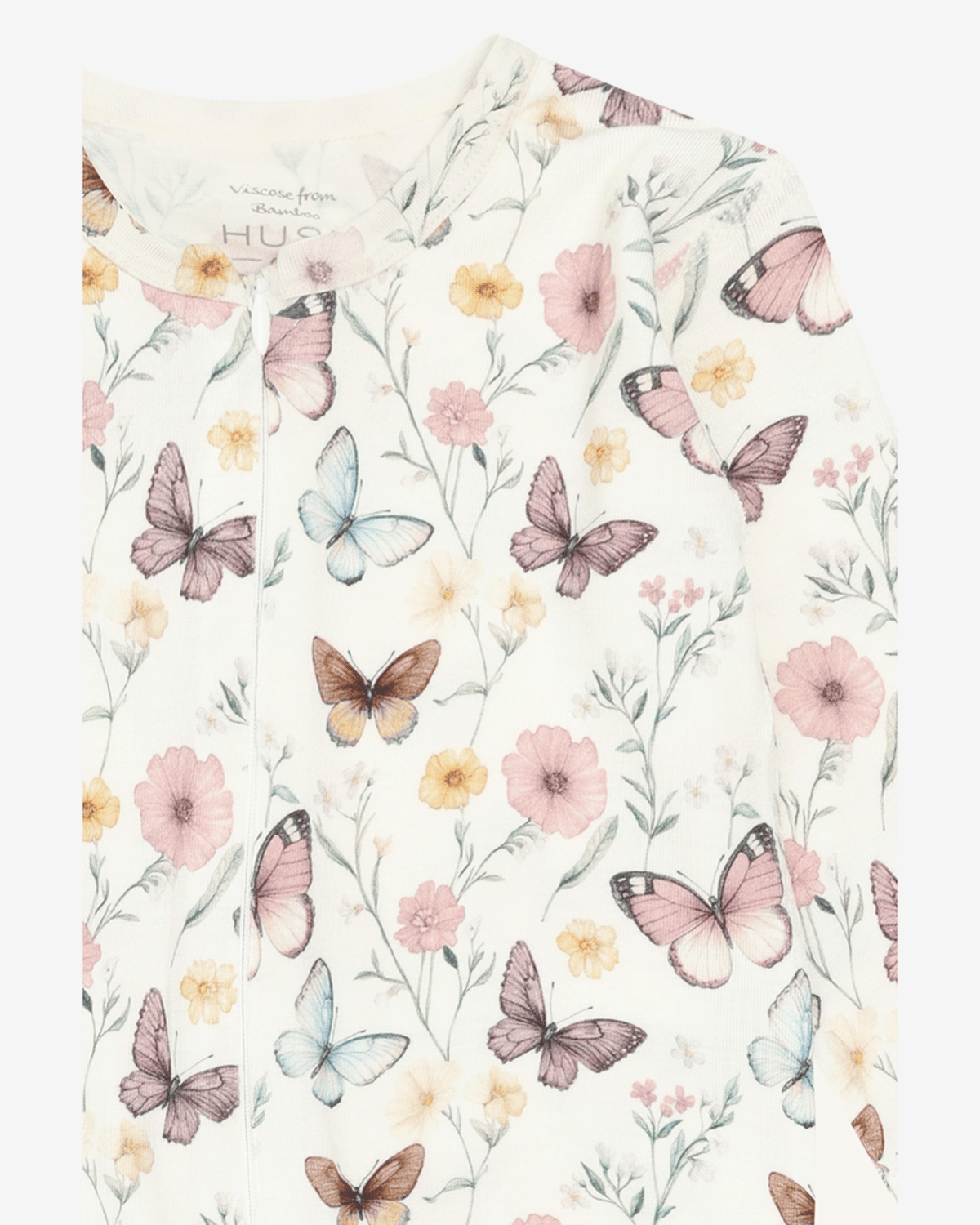 Heldress med trylleføtter – 95% Bambusviskose, 5% Elastane | HCMulle Butterfly