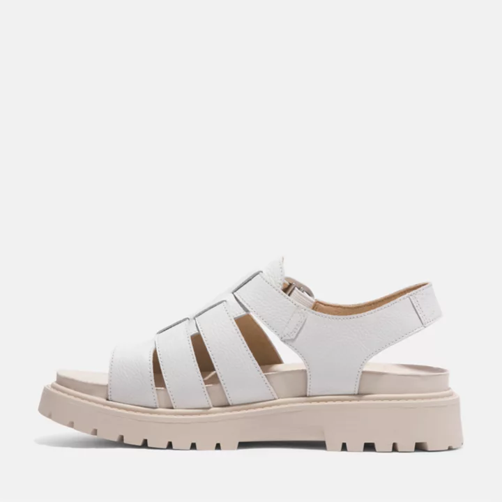 Sandale Clairemont Way Fisherman pour femme en blanc