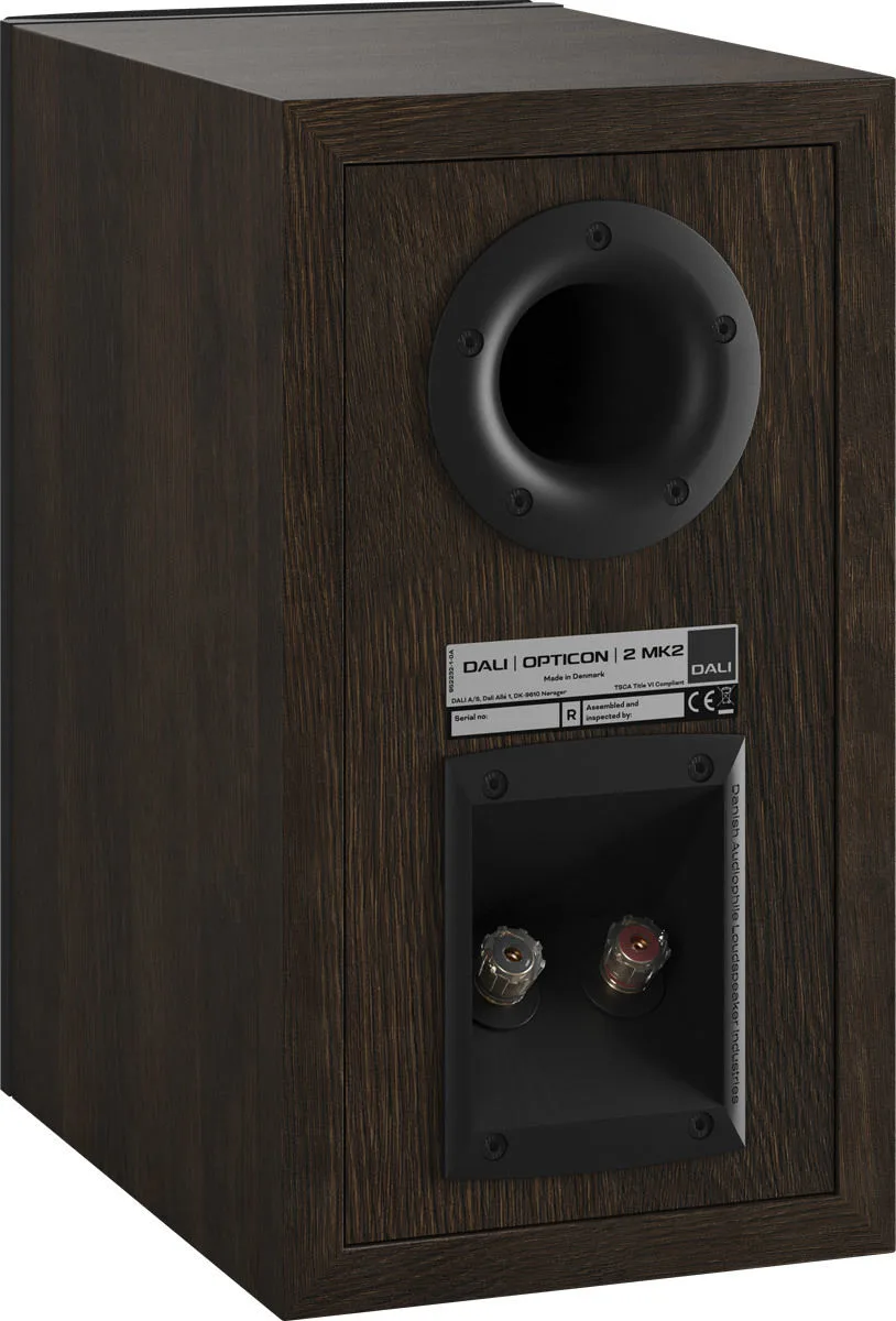 Dali Opticon 2 MKII Chêne foncé (la paire) Enceintes bibliothèque