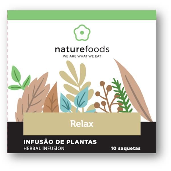 Chá Relax Infusão De Plantas - 10 Saquetas