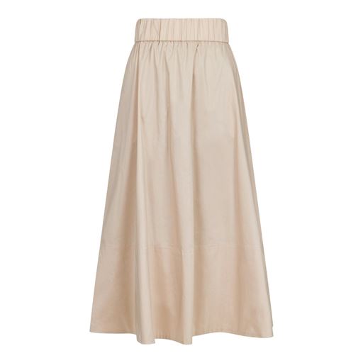 Neo Noir Yara Poplin Nederdel, Dark Sand, 34